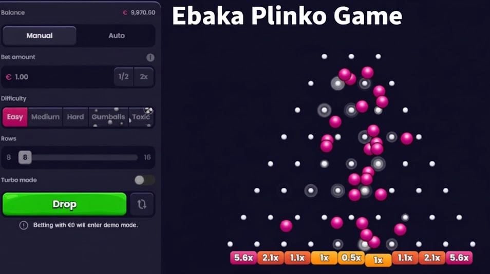 The Unpredictable Drop: Ebaka Plinko